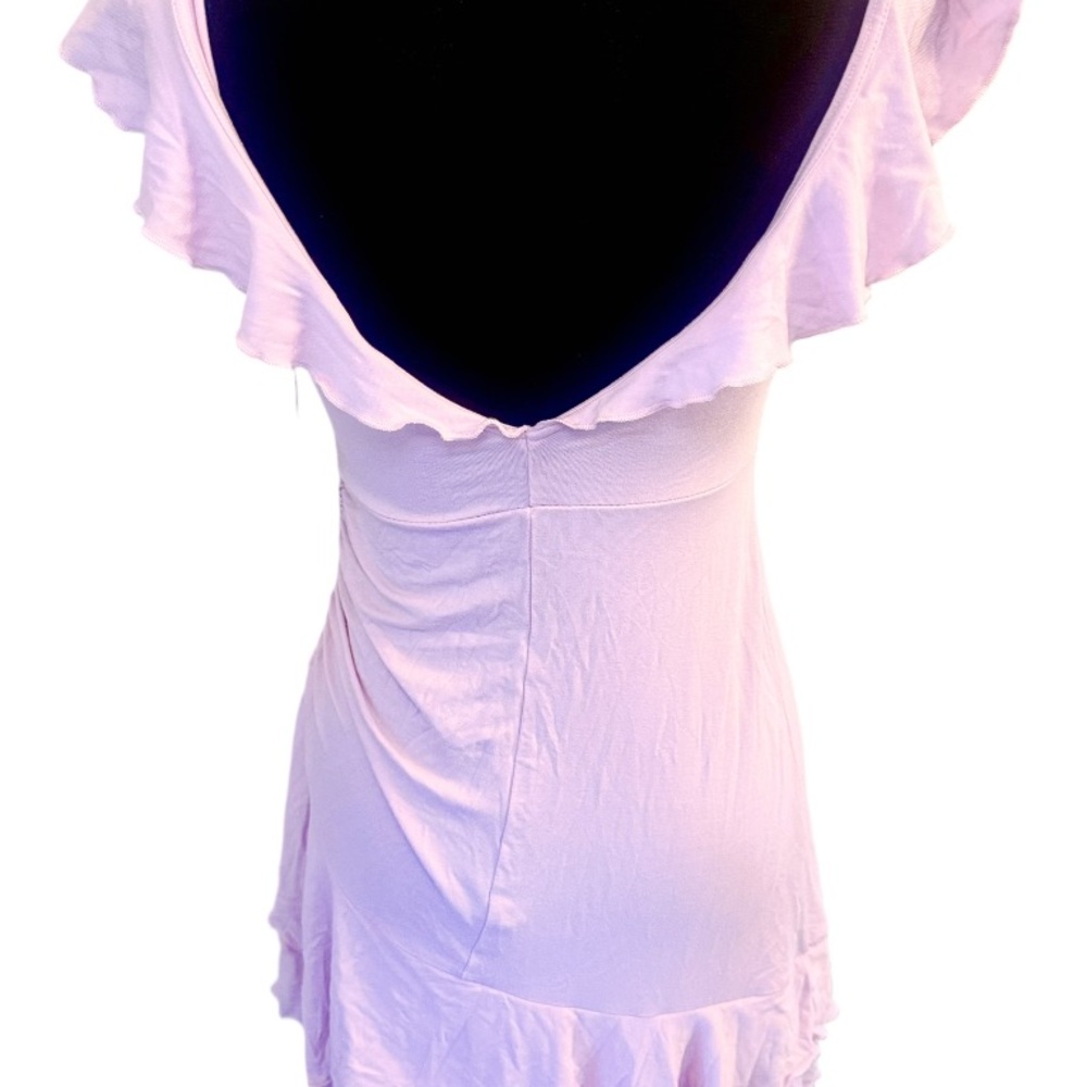 Light Pink Ruffle Dress - Picture 4 of 4
